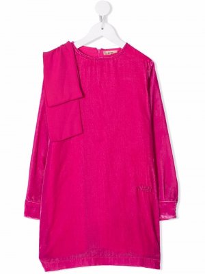Платье со складками Nº21 Kids. Цвет: розовый