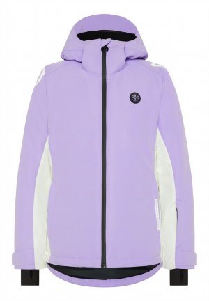 Сноубордическая куртка MIT COLOUR-BLOCK-PARTIEN UND KAPUZE , цвет purple rose Chiemsee