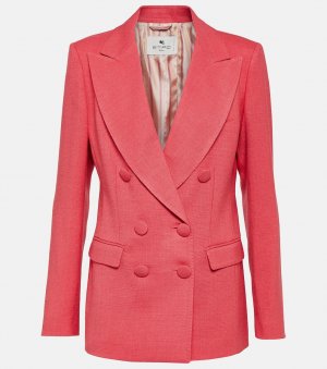 Двубортный пиджак ETRO, розовый Etro