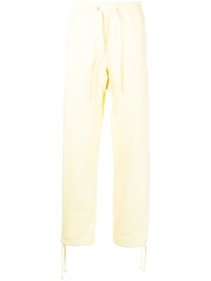 Спортивные брюки с кулиской Suicoke. Цвет: желтый