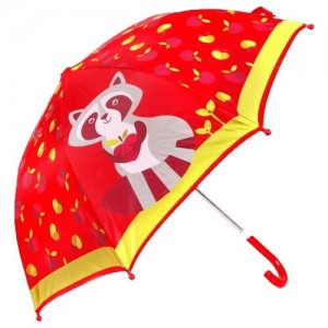 Зонт-трость , красный, золотой Mary Poppins. Цвет: красный/золотистый