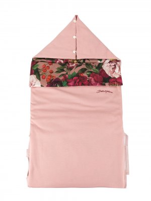 Конверт с цветочным узором Dolce & Gabbana Kids. Цвет: розовый