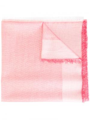 Платок с необработанными краями Dondup. Цвет: розовый и фиолетовый