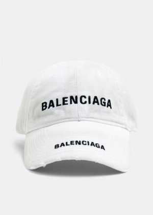 Кепка Double Logo cap, белый Balenciaga
