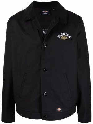 Logo-embroidered shirt jacket Dickies Construct. Цвет: черный