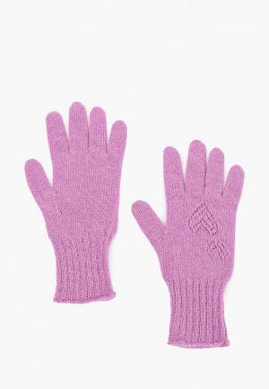 Перчатки Фабрика Оренбургских пуховых платков. Цвет: фиолетовый