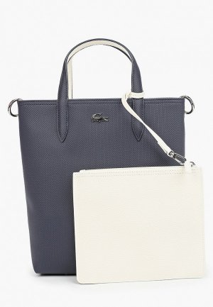 Комплект Lacoste сумка, косметичка, брелок. Цвет: разноцветный