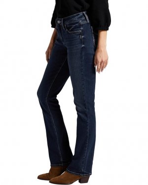 Джинсы Elyse Mid-Rise Slim Bootcut Jeans L03607EDB445, цвет Dark Indigo Wash Silver Co.
