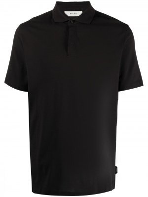Рубашка поло с короткими рукавами Z Zegna. Цвет: черный