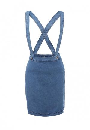 Платье джинсовое Blugirl Folies BL031EWQHG54. Цвет: синий