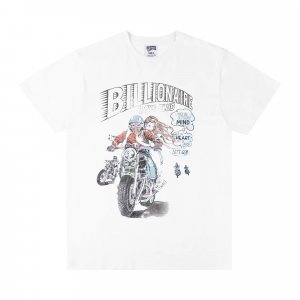 Мотоциклетная футболка Go Moto Bleach White Billionaire Boys Club