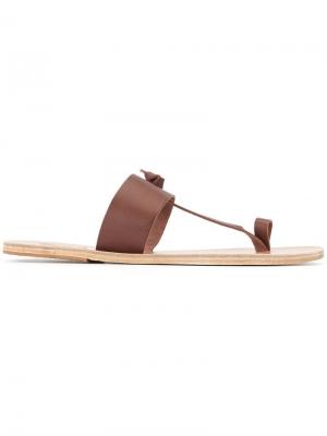 Menelaos сандалии Ancient Greek Sandals. Цвет: коричневый