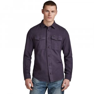 Рубашка с длинным рукавом Marine Slim Fit, фиолетовый G-Star