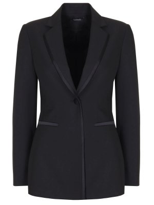Пиджак однотонный VASSA&CO. Цвет: черный