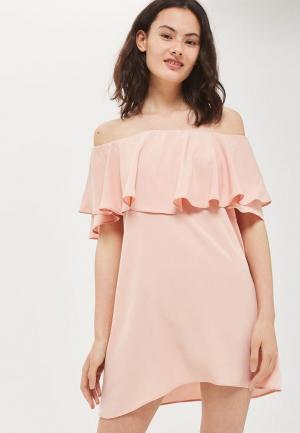 Платье Topshop TO029EWUQT09. Цвет: розовый