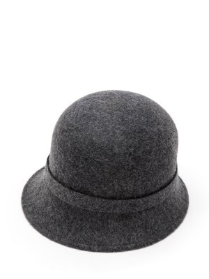 Шляпа с фетровым ремешком., серый Koan