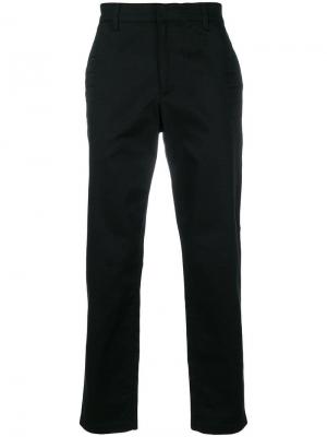 Классические брюки-чинос Moschino. Цвет: чёрный