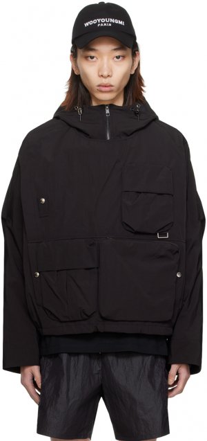 Черная куртка с несколькими карманами Wooyoungmi