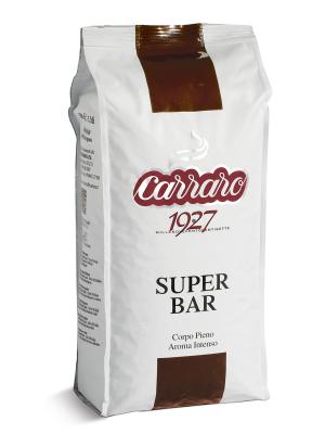 Super Bar 1 кг  кофе в зернах CARRARO. Цвет: коричневый