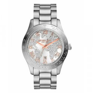 Наручные часы MK5958, серебряный, белый MICHAEL KORS. Цвет: белый/золотистый/серебристый