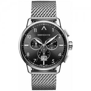 Швейцарские наручные часы Cornavin CO.BD.01.B с хронографом. Цвет: серебристый