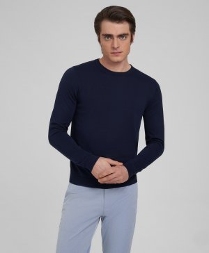 Пуловер KWL-0947 DNAVY HENDERSON. Цвет: синий