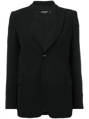 Пиджак на одну пуговицу Dsquared2. Цвет: чёрный