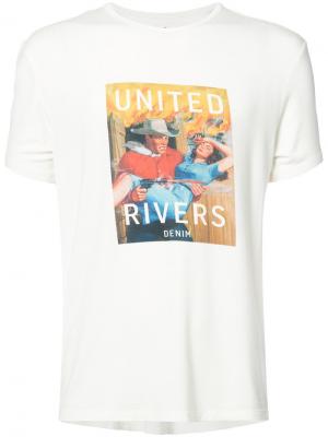 Футболка United Drivers Rivers. Цвет: белый