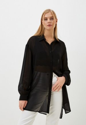 Блуза GLVR. Цвет: черный