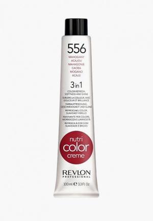 Маска для волос Revlon Professional NUTRI COLOR CREME тонирования 556 махагон 100 мл. Цвет: бордовый