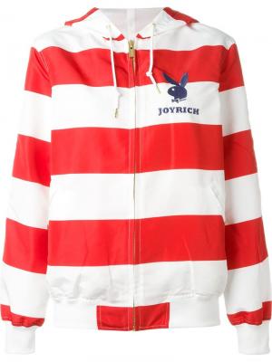 Куртка USA Striped Playboy Joyrich. Цвет: белый