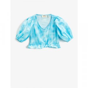 Блуза , размер 4-5 лет, синий KOTON. Цвет: синий