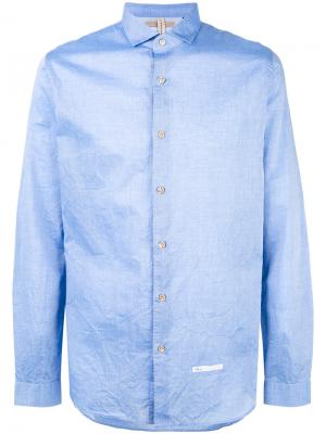 Рубашка с косым воротником Dnl. Цвет: синий