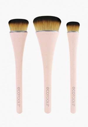Набор кистей для макияжа Ecotools 360 Ultimate Blend. Цвет: розовый