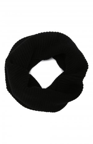 Шерстяной шарф Y`s. Цвет: чёрный