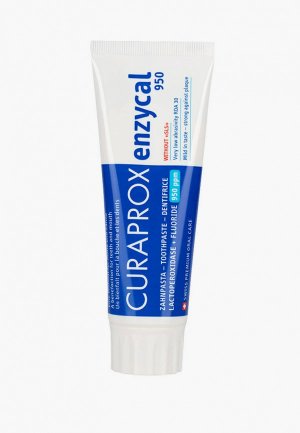 Зубная паста Curaprox Enzycal 950, 75 мл. Цвет: белый