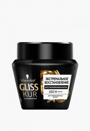 Маска для волос Gliss Kur Восстанавливающая Экстремальное восстановление, 300мл. Цвет: прозрачный