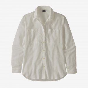 Женская легкая рубашка на пуговицах с кондиционером , белый Patagonia