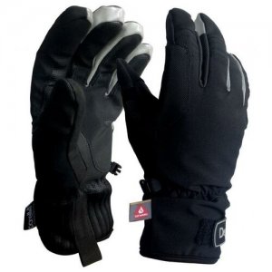 Перчатки , размер L, черный, серый DexShell. Цвет: черный