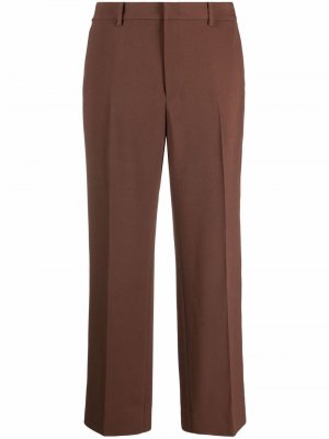 Укороченные брюки строгого кроя Nº21. Цвет: коричневый