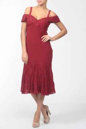 Платье Infinitif. Цвет: красный