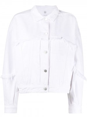 Куртка с бахромой J Brand. Цвет: белый