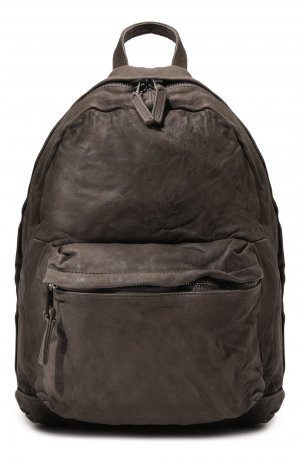 Кожаный рюкзак Giorgio Brato. Цвет: серый