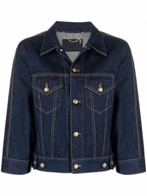 Укороченная джинсовая куртка Ports 1961. Цвет: синий