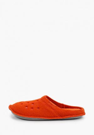 Тапочки Crocs. Цвет: оранжевый