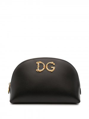 Косметичка Baroque DG Dolce & Gabbana. Цвет: черный