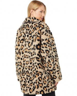 Пальто Short Faux Fur Coat, леопардовый Sanctuary