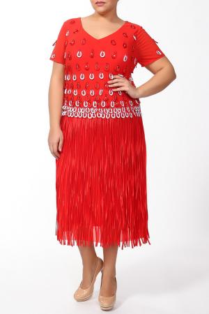 Платье Lia Mara. Цвет: красный