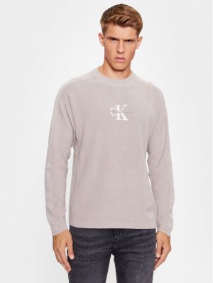 Пуловер свободного кроя , серый Calvin Klein