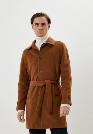 Пальто Primo Emporio. Цвет: коричневый